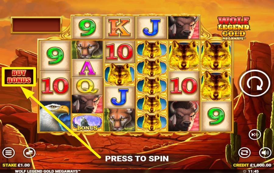 Wolf Legend Gold Megaways GIRI GRATUITI, PIÙ VINCITE?
