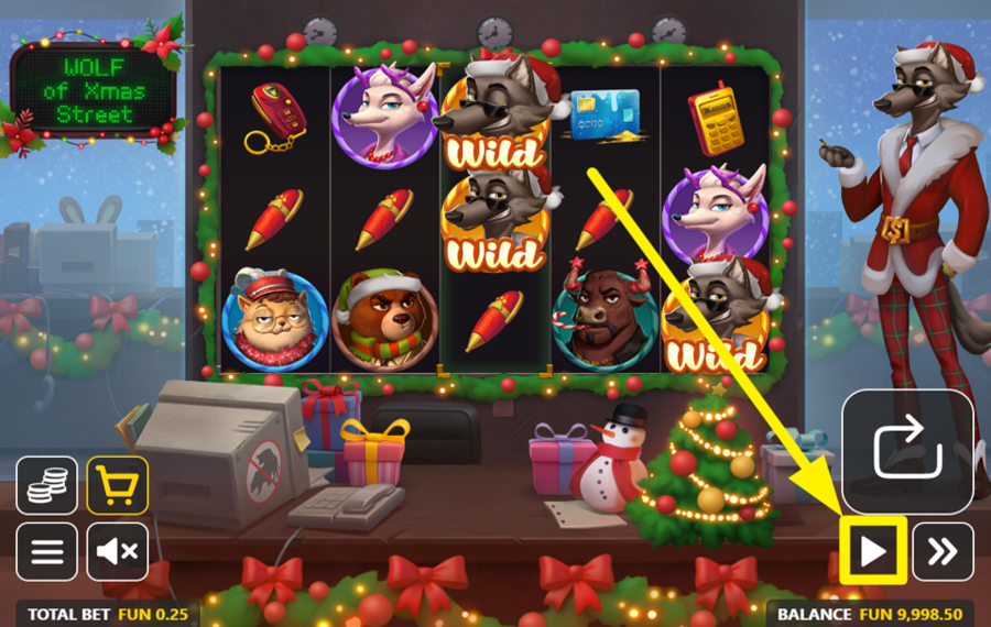 Wolf of Xmas Street ATTIVA LA RIPRODUZIONE AUTOMATICA.