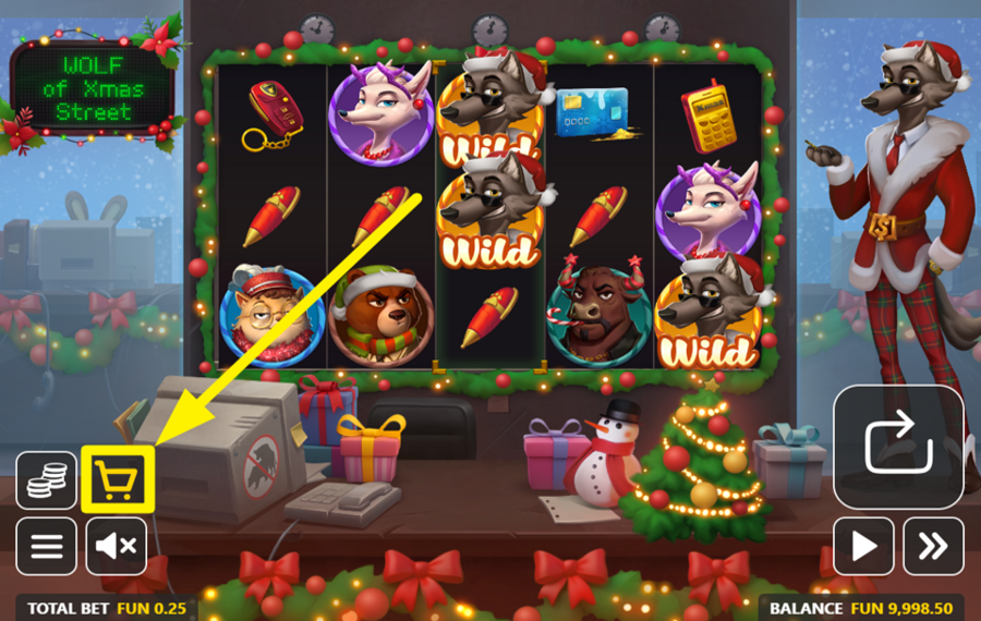 Wolf of Xmas Street SBLOCCA GIRI GRATUITI.