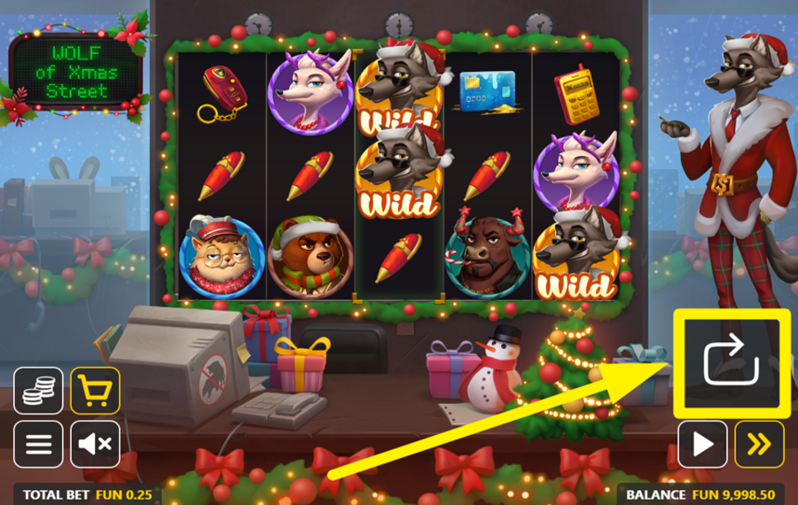 Wolf of Xmas Street UNISCITI ALLA FILATURA.