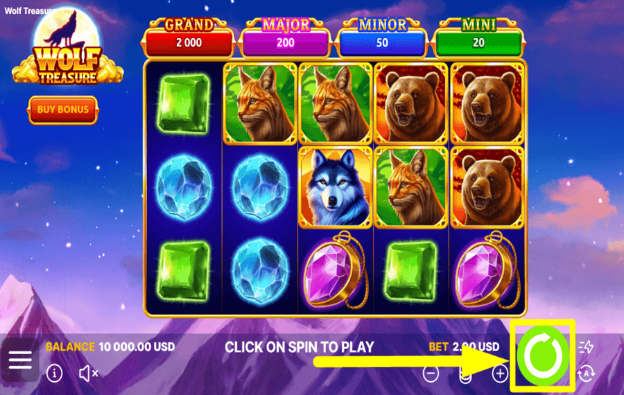 Wolf Treasure JUEGA EL JUEGO.