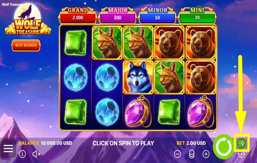 Wolf Treasure ACELERA TU RITMO.