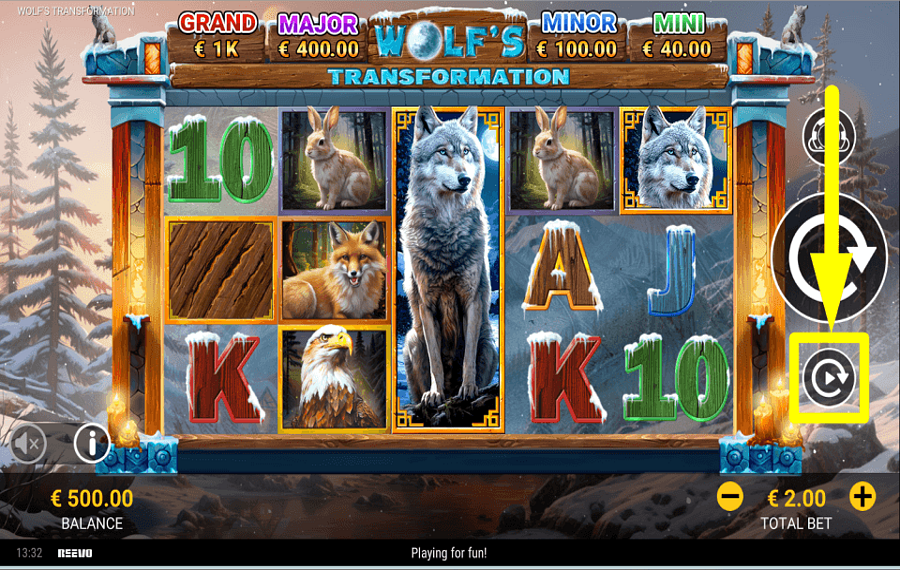 Wolfs Transformation PROCEED AUTOMATICALLY.