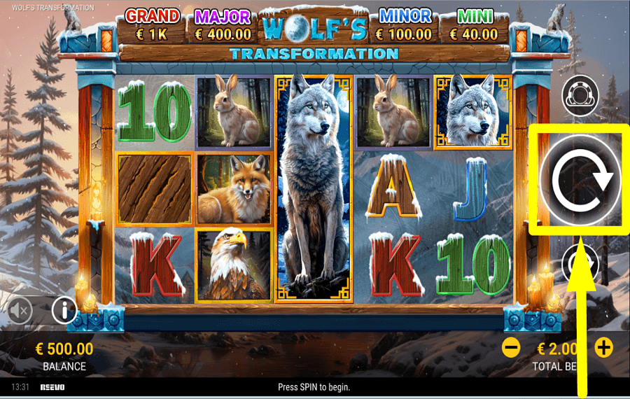 Wolfs Transformation PLAY THE GAME.