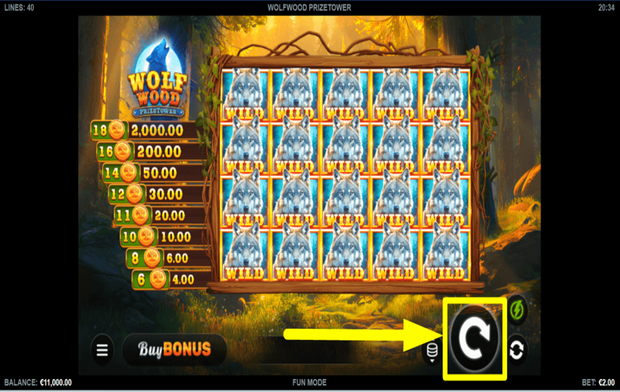 WolfWood PrizeTower GO FOR A SPIN.