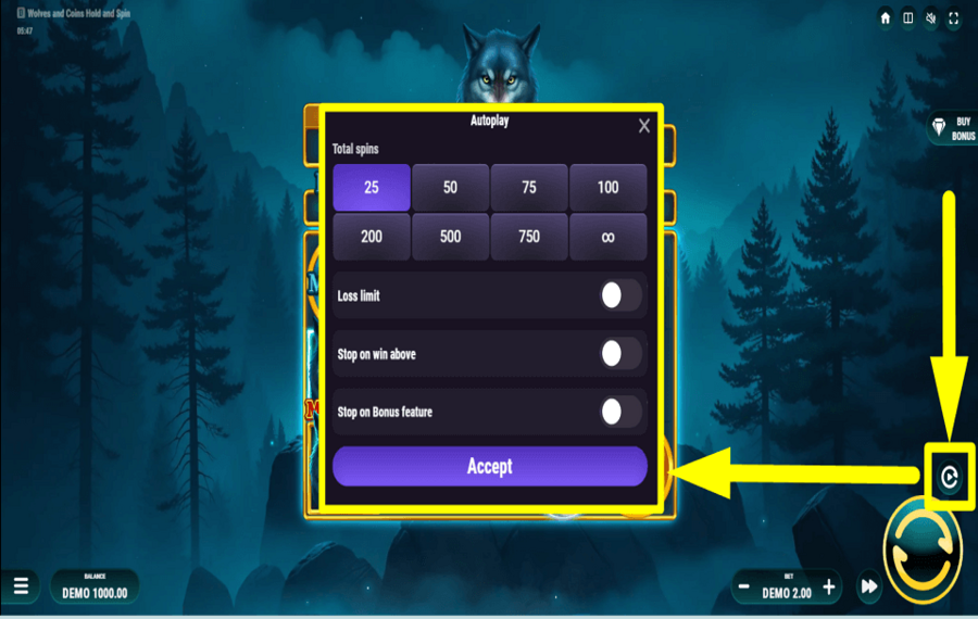 Wolves and Coins VALUTARE LA RIPRODUZIONE AUTOMATICA.