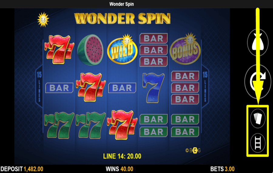 Wonder Spin AKZEPTIEREN SIE DAS RISIKO.