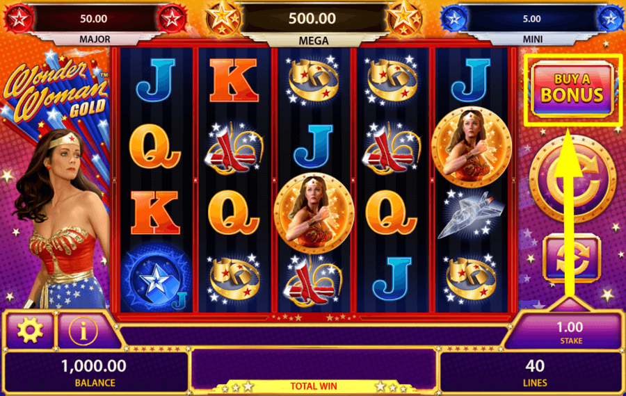 Wonder Woman Gold PAGA I BONUS.
