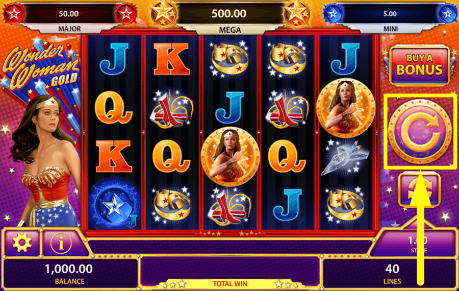 Wonder Woman Gold GIOCA PER VINCERE.