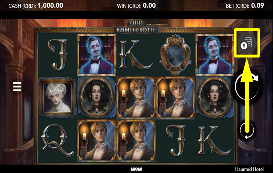 World Match Haunted Hotel DETERMINE YOUR BET.