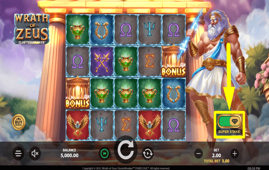 Wrath of Zeus Clusterbreaker SUPER-EINSATZ SETZEN.