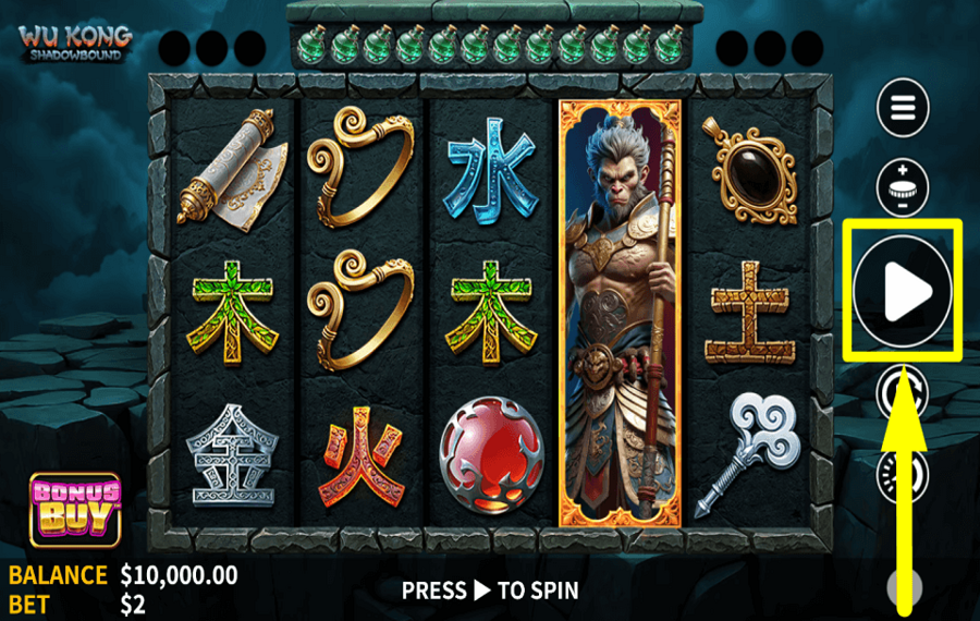 WUKONG Shadowbound COMMENCE GAMBLING.