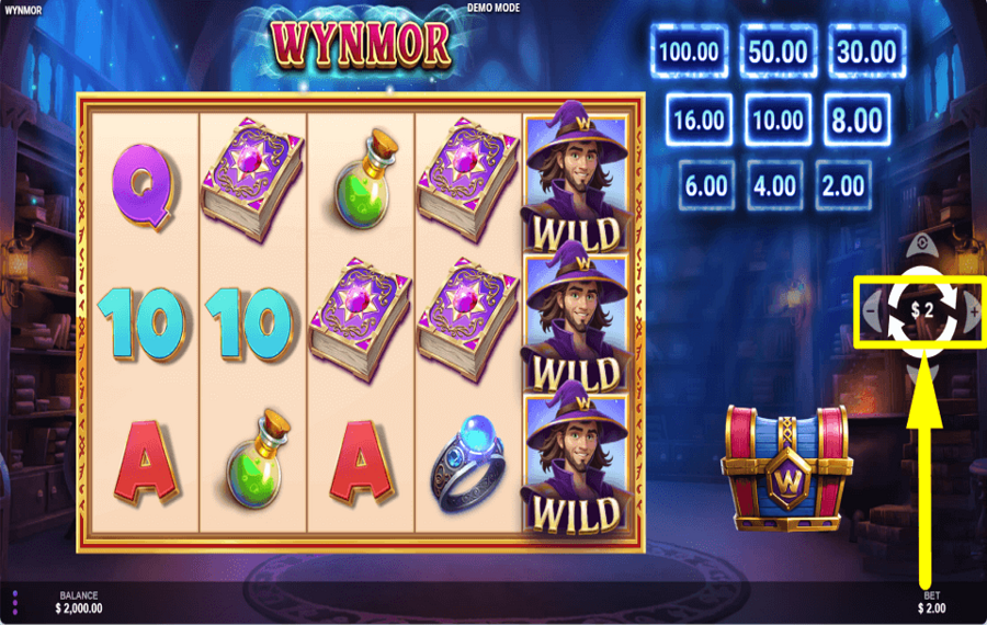 Wynmor ВЫБЕРИТЕ СТАВКУ.