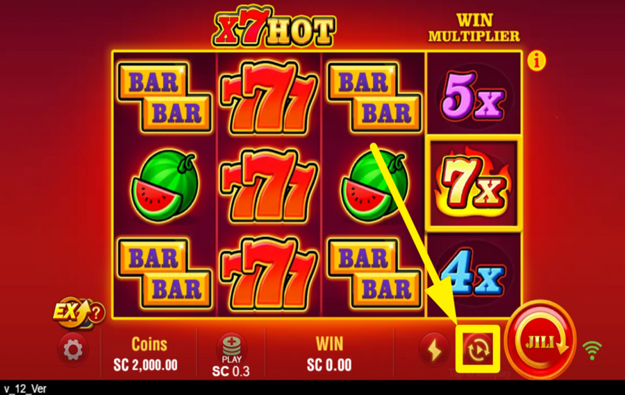 X7 Hot ACTIVER LA LECTURE AUTOMATIQUE.