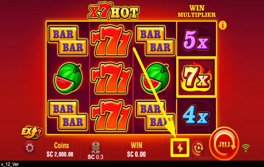 X7 Hot ACCÉLÉREZ L'ACTION.