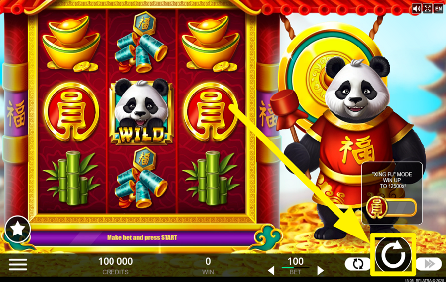 Xing Fu Panda ¡GIRA PARA GANAR!