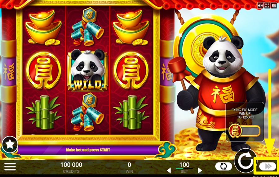 Xing Fu Panda CAMBIA LA VELOCIDAD.