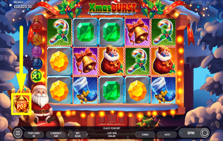 Xmas Burst ACQUIRE EXTRA SPINS.