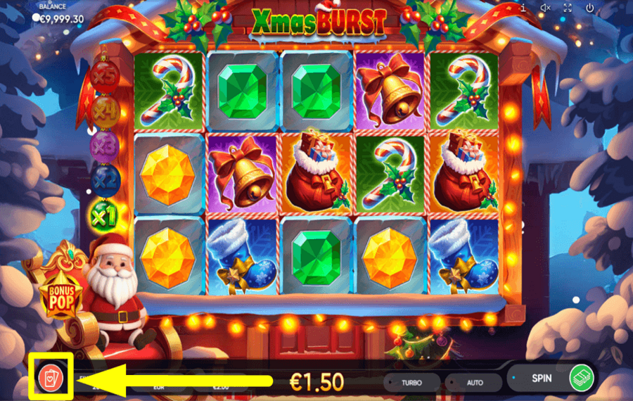 Xmas Burst ATTEMPT TO GAMBLE.