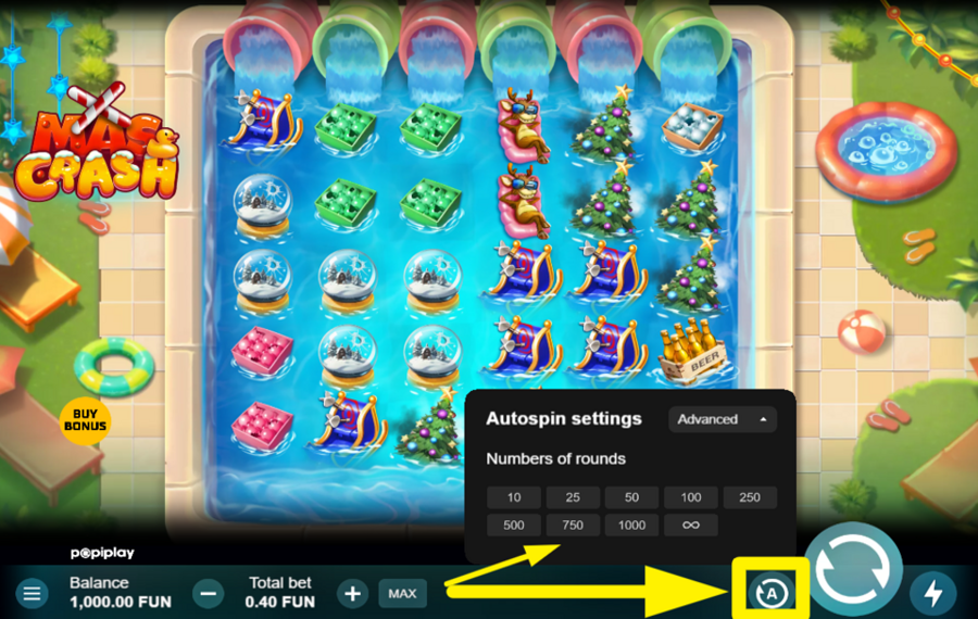 Xmas Crash ATTIVA LA RIPRODUZIONE AUTOMATICA.