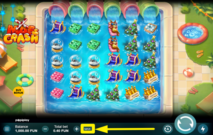 Xmas Crash IMPOSTA LA PUNTATA MASSIMA.