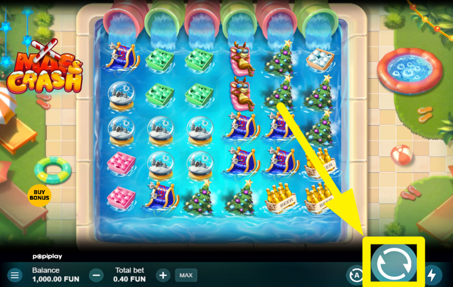 Xmas Crash FAI GIRARE I RULLI.