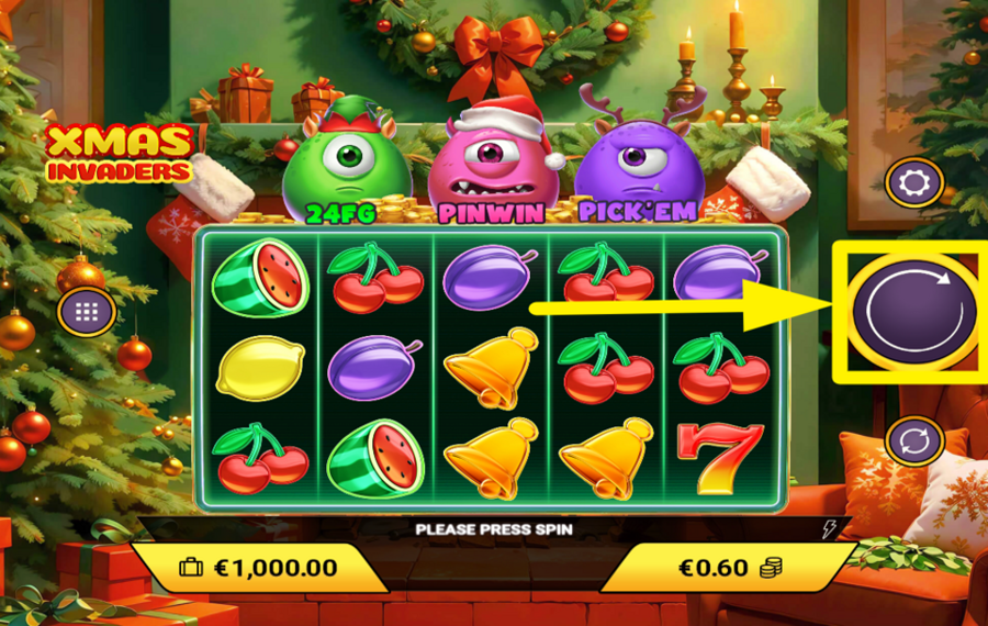 Xmas Invaders ENTER THE ACTION!