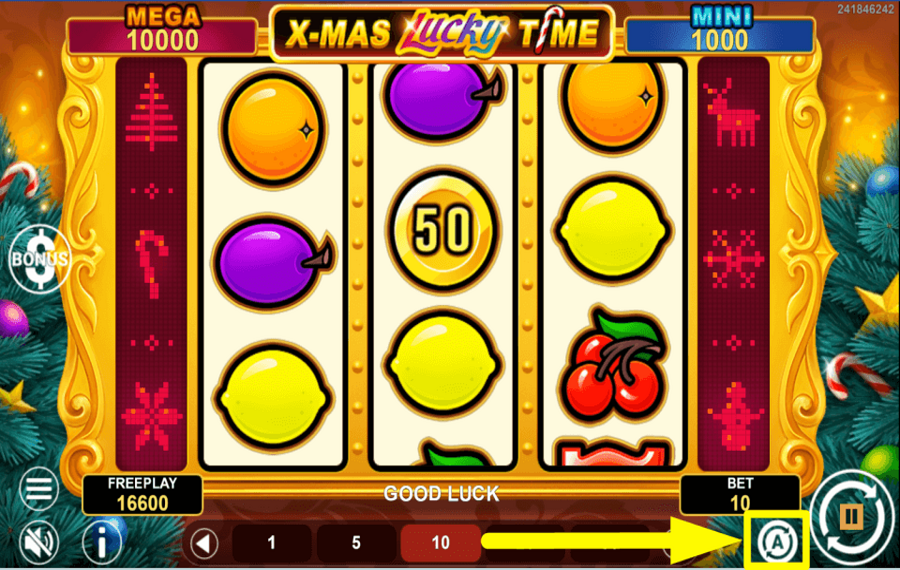 Xmas Lucky Time Hold And Win РАССМОТРИТЕ ВОЗМОЖНОСТЬ ВКЛЮЧЕНИЯ АВТОИГРА.