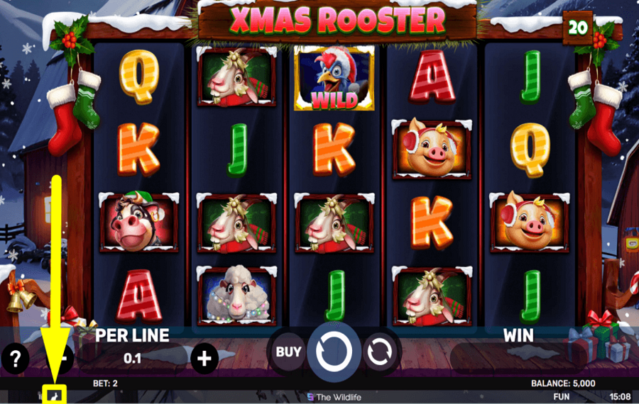 Xmas Rooster CHANGER LA VITESSE D'ESSORAGE.