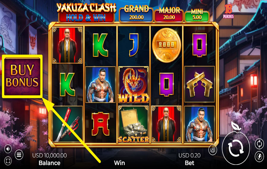 Yakuza Clash Hold and Win GRAB THE BONUS.