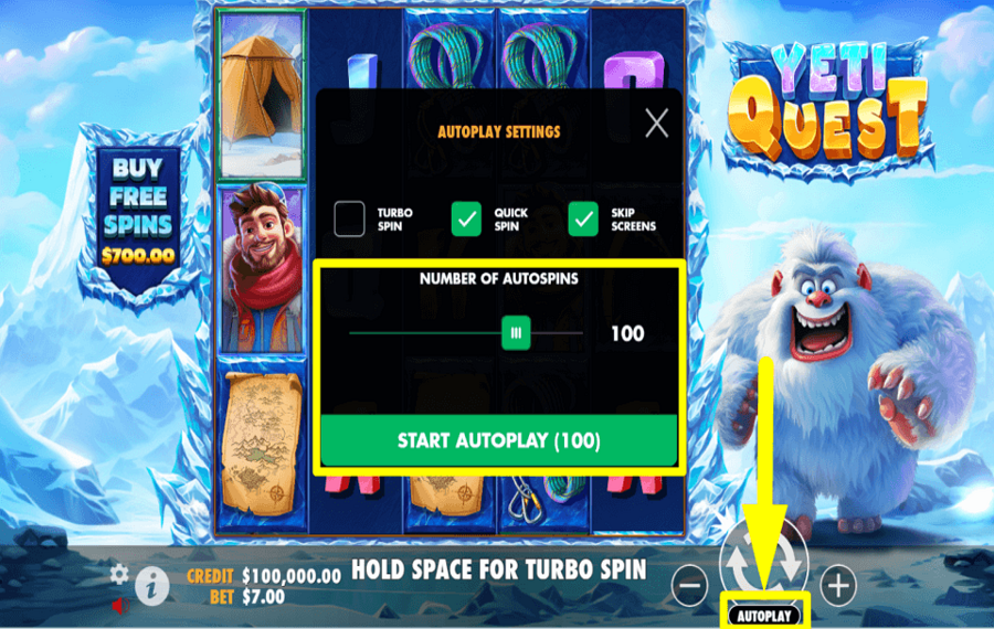 Yeti Quest PREPARE AUTOPLAY.