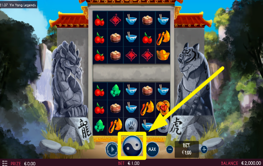 Yin Yang Legends Nehmen Sie am Spaß teil.