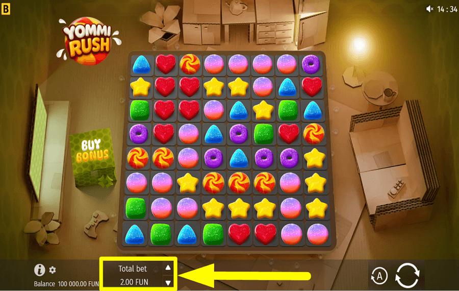 Yommi Rush CHOISISSEZ VOTRE MISE.