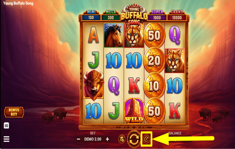 Young Buffalo Song AUTOMATISCH DREHEN.