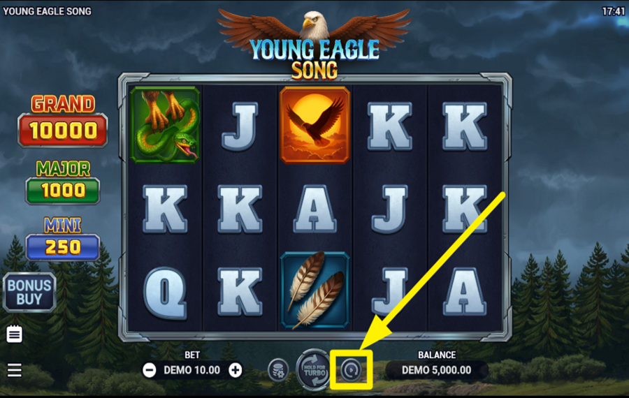 Young Eagle Song USE AUTOMATED SPINS.