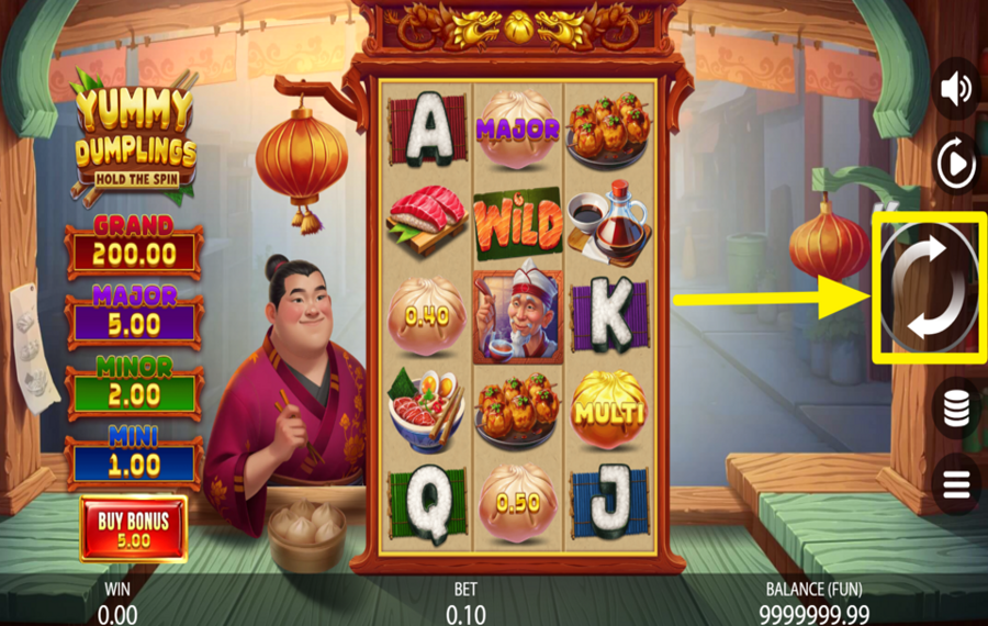 Yummy Dumplings Hold the Spin TOURNEZ POUR LA VICTOIRE !
