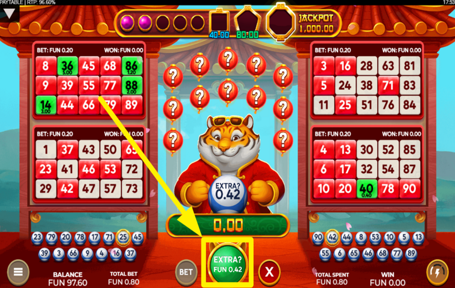Zen Tiger Bingo PUNTA A SEMPRE DI PIÙ!