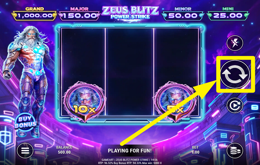 Zeus Blitz Power Strike ¡ÚNETE A LA ACCIÓN!