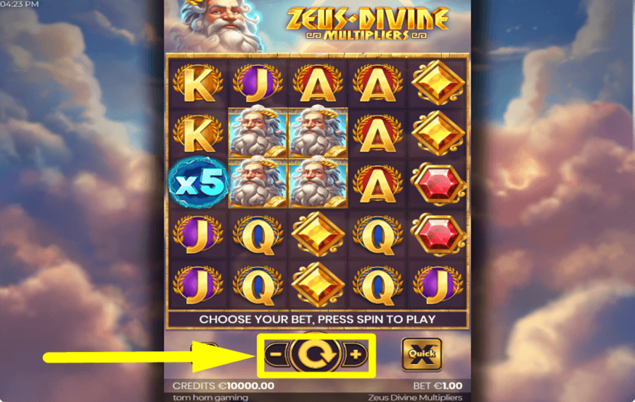 Zeus Divine Multipliers ВЫБЕРИТЕ ОБЩУЮ СТАВКУ.