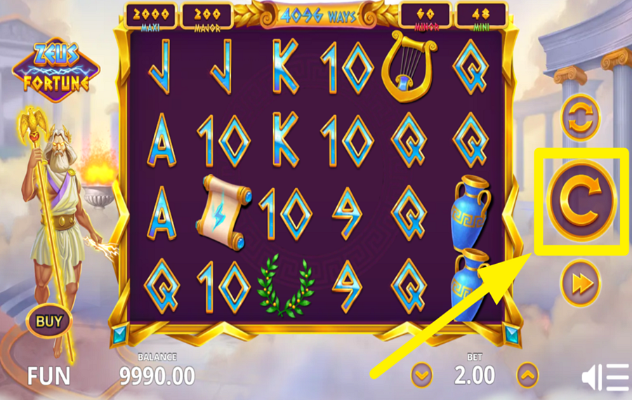 Zeus Fortune ВРАЩАЙТЕСЬ, ЧТОБЫ ВЫИГРАТЬ!