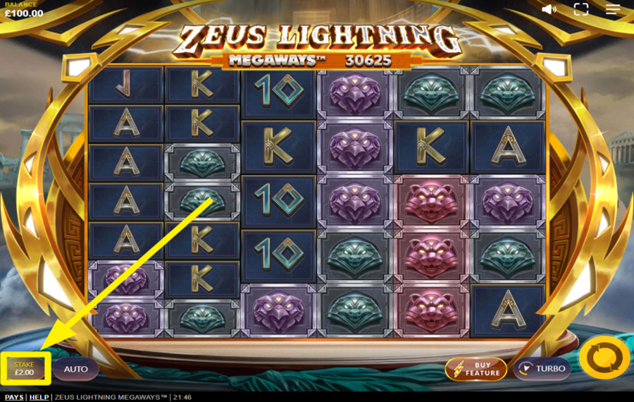 Zeus Lightning MegaWays НАЗНАЧИТЬ ЗНАЧЕНИЕ СТАВКИ.