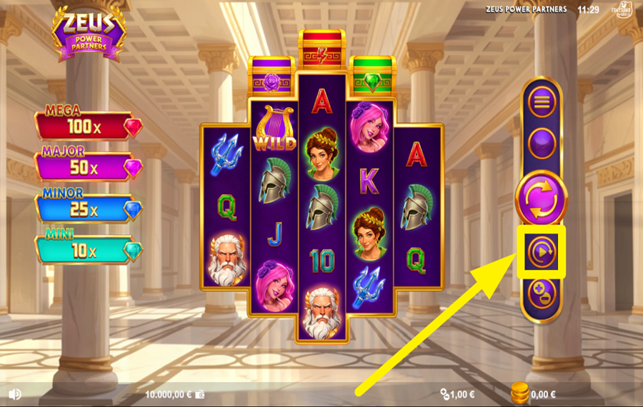 Zeus Power Partners TRIGGER AUTOMATIC SPINS.