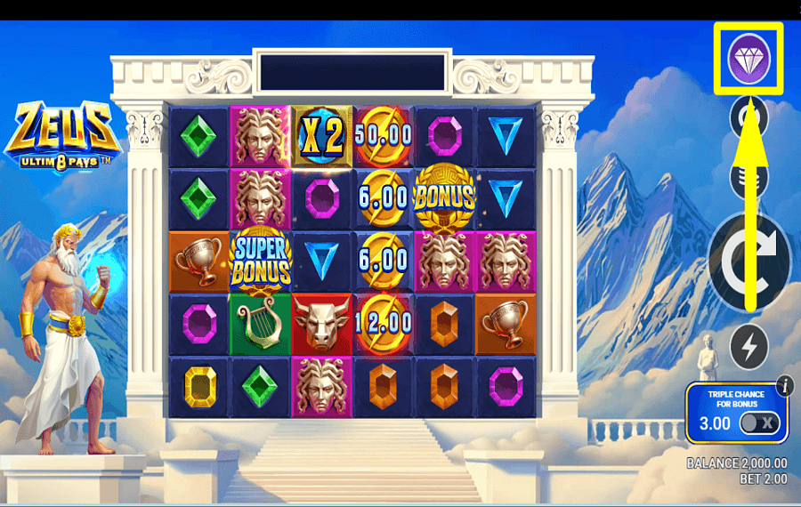 Zeus Ultim8 Pays SHOP FOR BONUSES.