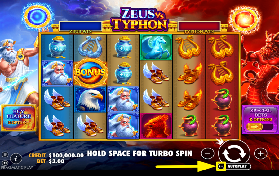 Zeus vs Typhon RAMP UP THE SPEED.