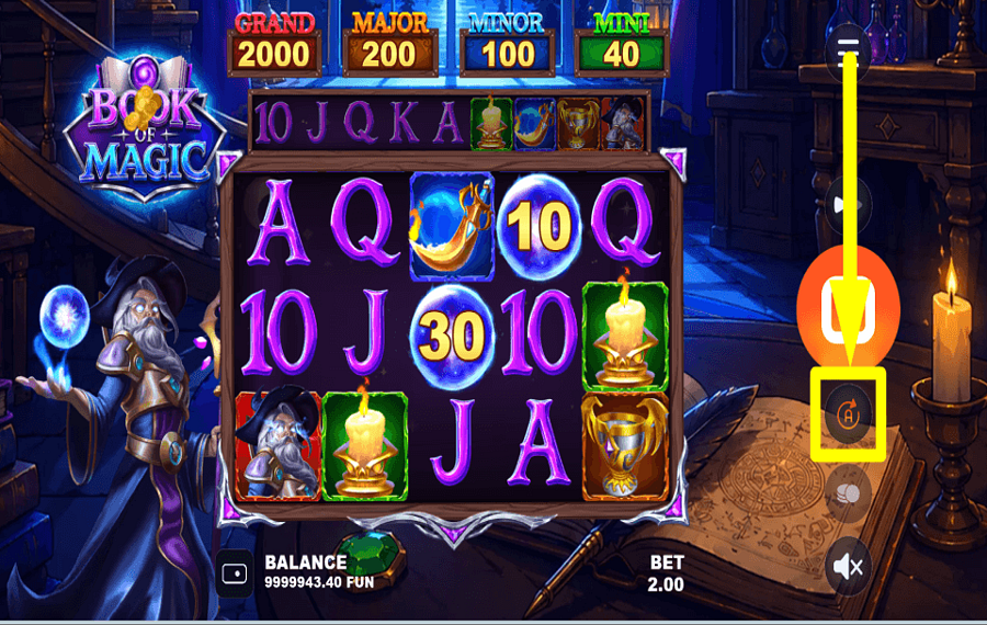 Zillion Book of Magic ВКЛЮЧИТЬ АВТОВОСПРОИЗВЕДЕНИЕ.