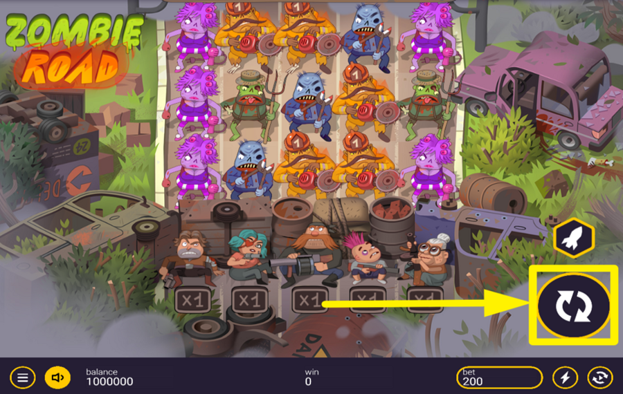 Zombie Road SPIN FOR VICTORY!