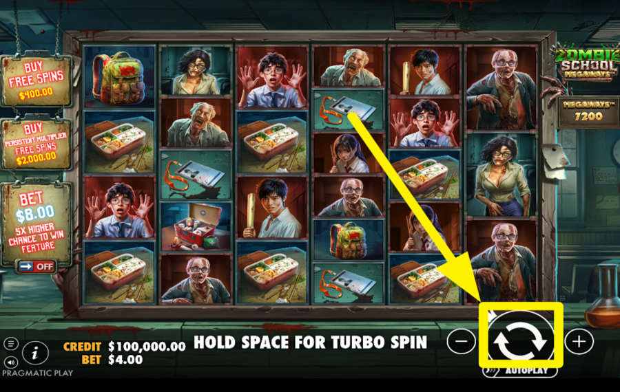 Zombie School Megaways TOURNEZ POUR GAGNER.