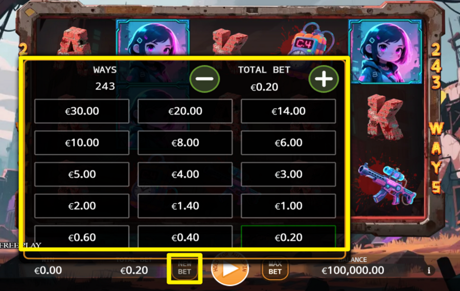 Zombie Siege ESPECIFIQUE SU APUESTA.