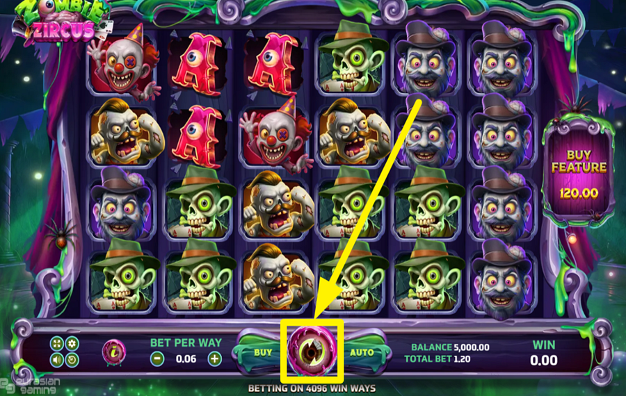 Zombie Zircus TOURNEZ POUR GAGNER!