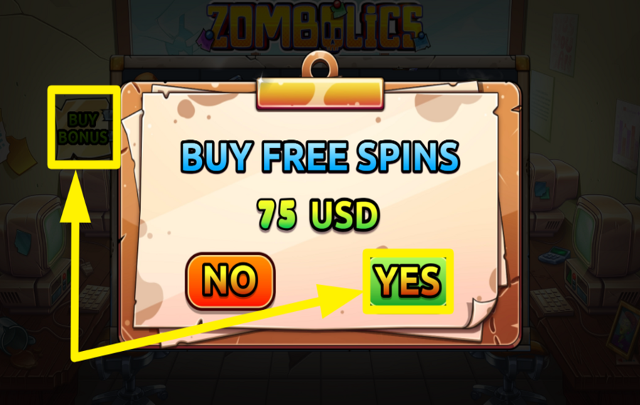 Zombolics BUY FREE SPINS.